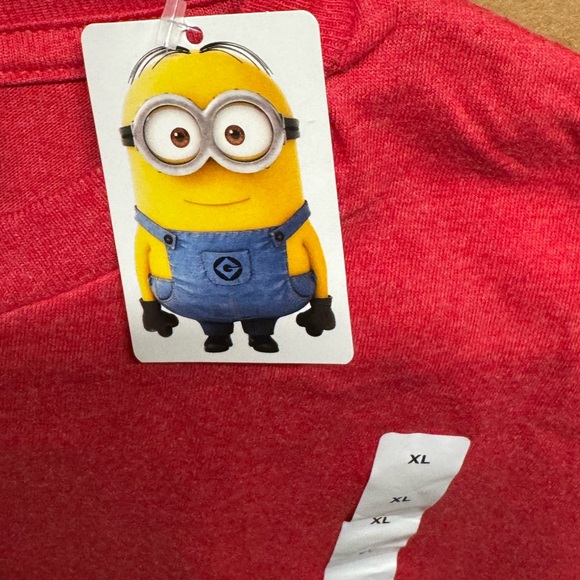 Universal Red Minions Holiday T-Shirt - Picture 5 of 6